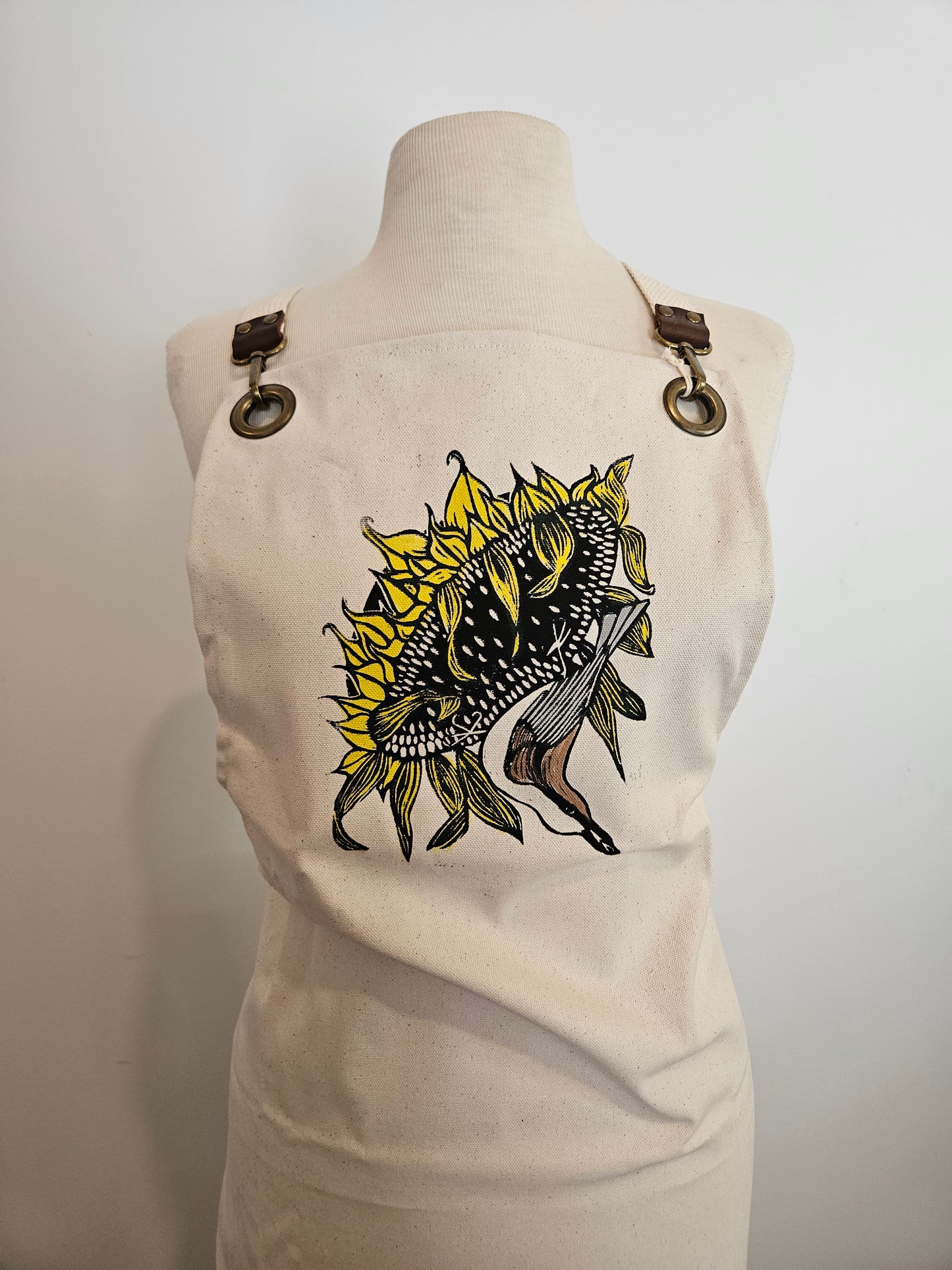 Hand-Printed Apron