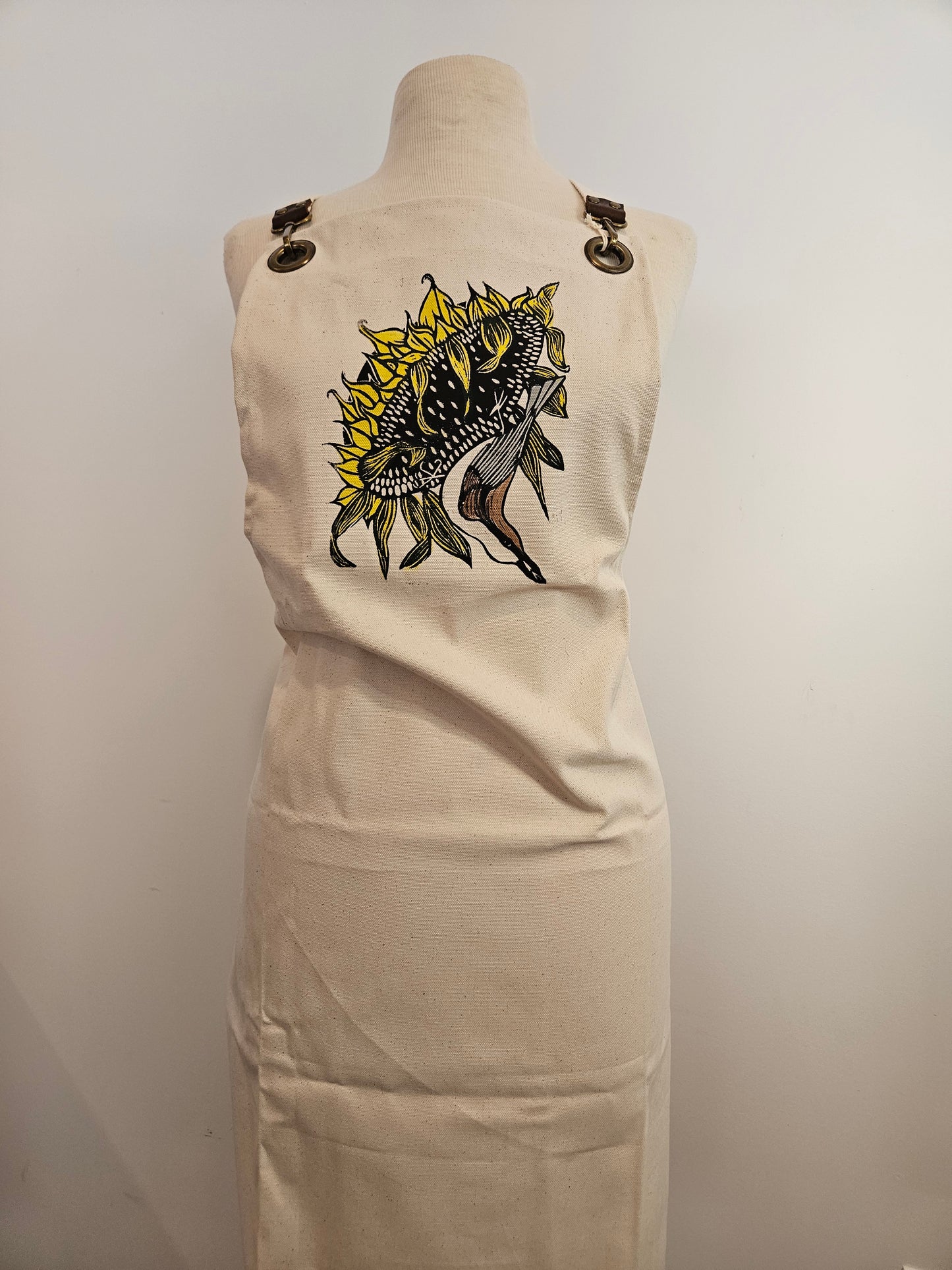 Hand-Printed Apron